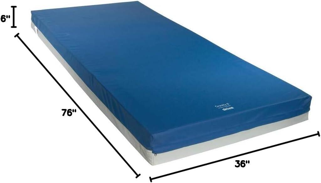 Drive Medical Gravity 7 Long Term Care Pressure Redistribution Mattress, Elevated Perimeter, 84"