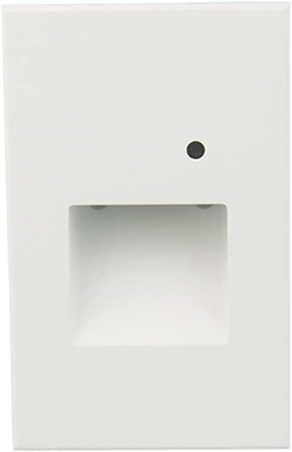 White Dimmable Steel LED Step and Wall Light