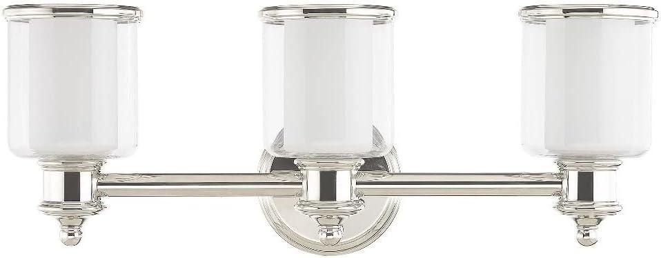 Livex Lighting Middlebush 3 - Light Vanity in  Brushed Nickel