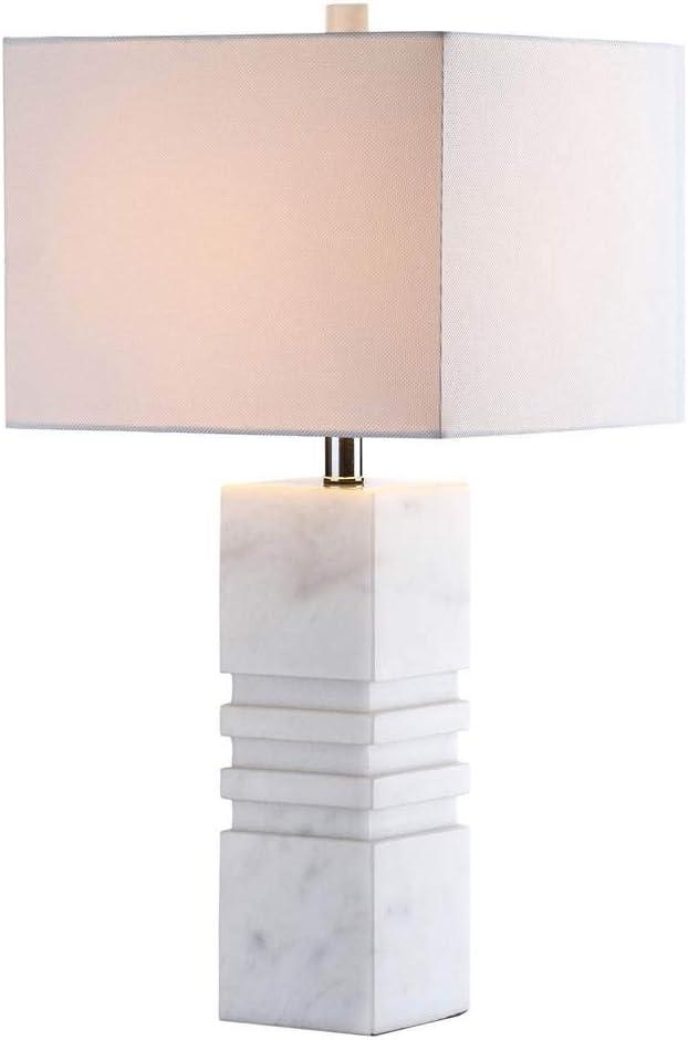 Faye Marble Table Lamp - White - Safavieh.