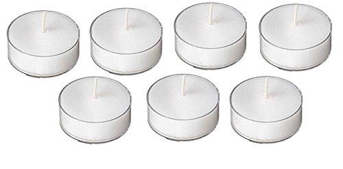 D'light Online 5 Hour Tealights In Clear Plastic Cups Pack of 125