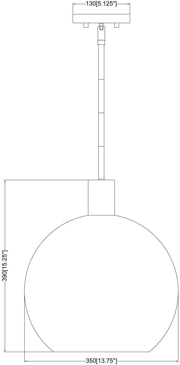 Z-Lite Margo 1 - Light Pendant in  Polished Nickel