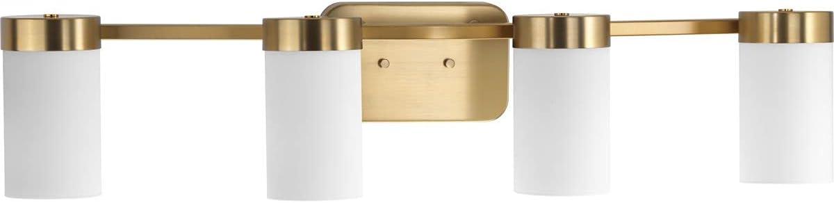 Elevate Brushed Bronze 34.5" Mid-Century Modern Bath Vanity Light