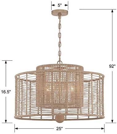 4 Light Chandelier-Burnished Silver Finish    -Traditional Installation Crystorama Lighting Jay-A5004-Bs