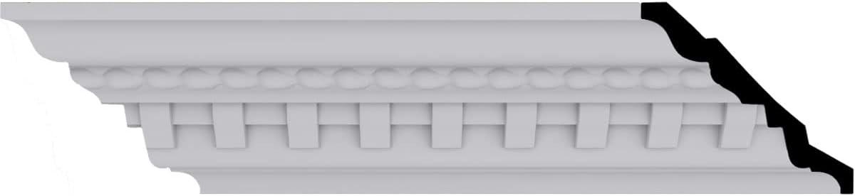 Bulwark Dentil and Rope Crown Moulding