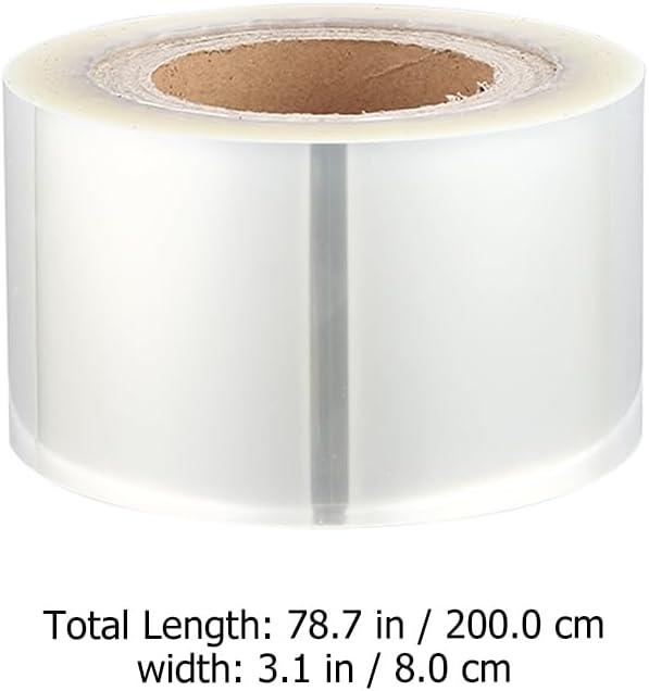 COOPHYA Decoración de Pasteles Envoltura de Pastel Transparente para Suministros de Panadería Baby Shower 1 Juego 787X0.3X0.004In