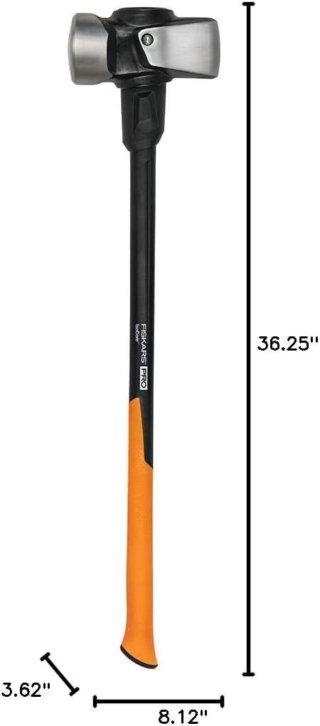 Fiskars Pro 16 lb Sledge Hammer with Shock Reducing Handle