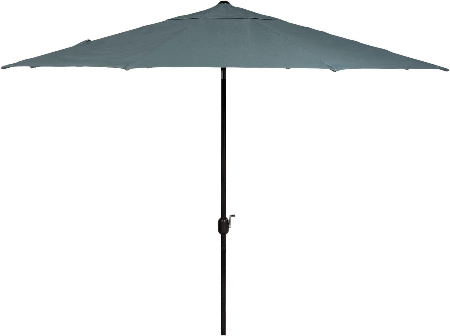 Hanover Montclair 11-Ft. Market Outdoor Umbrella in Ocean Blue