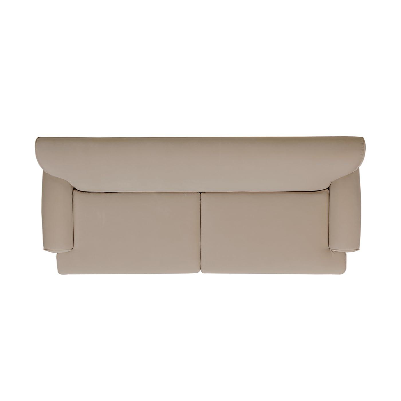 Jennifer Taylor Home Alana 88" Lawson Living Room Two-Cushion Tightback Sofa Couch with Metal Casters, Mink Beige