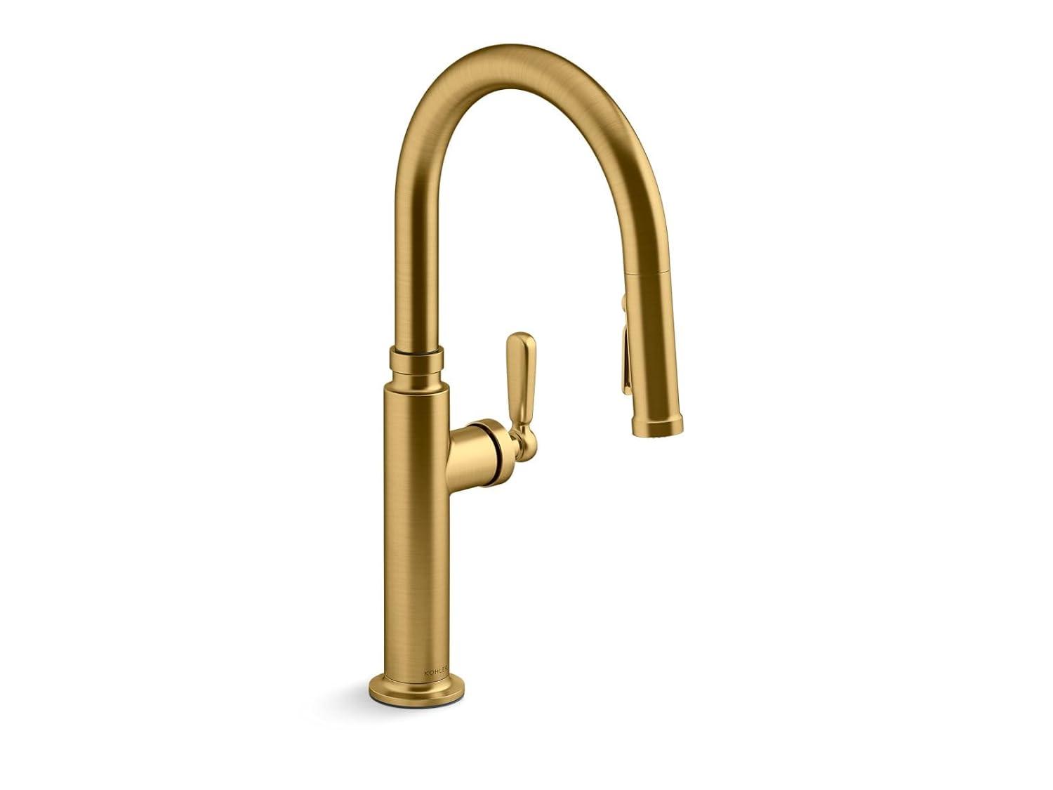 Edalyn by Studio McGee Pull-Down Kitchen Sink Faucet with Three-Function Sprayhead