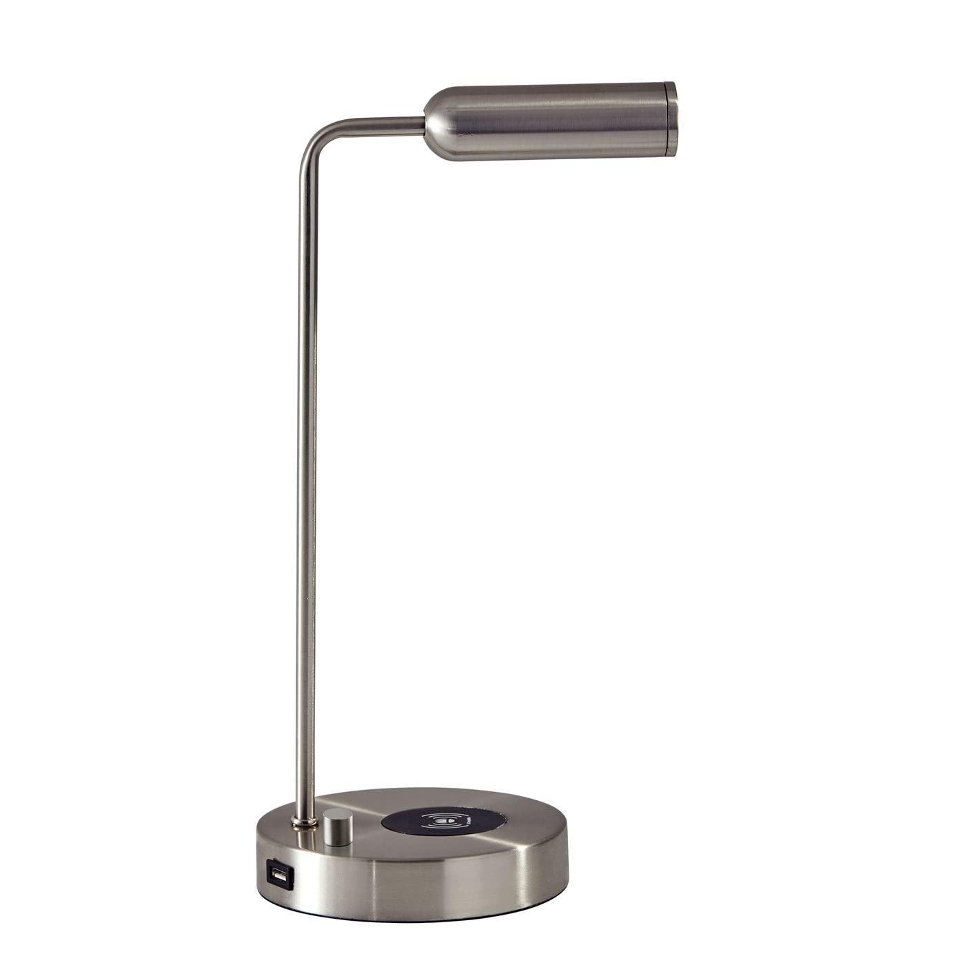 Avon 17" Desk Lamp With USB And Wireless Charging