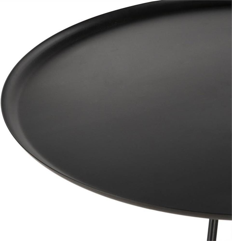 Orson Coffee Table with Metal Gold Cap - Black/Gold - Safavieh