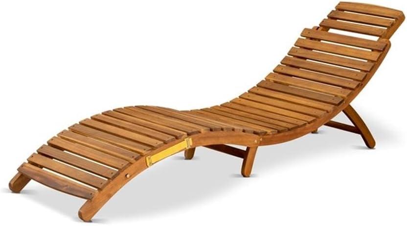 East West Furniture Outdoor Garden Summing Pool Outdoor Lounge Chairs - Helena Sun Lounger Chair
