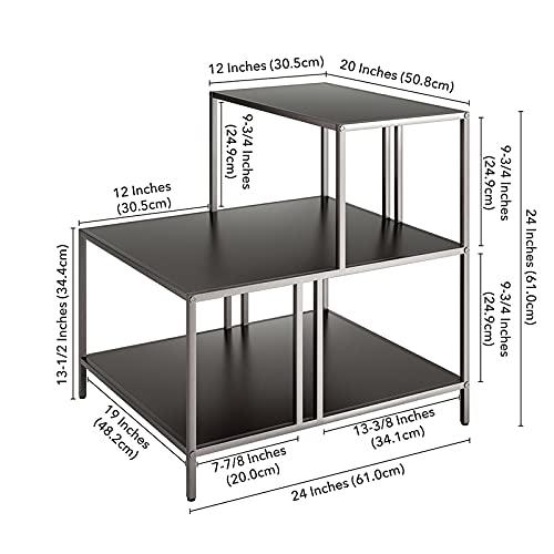 Jamora Stainless Steel Top End Table