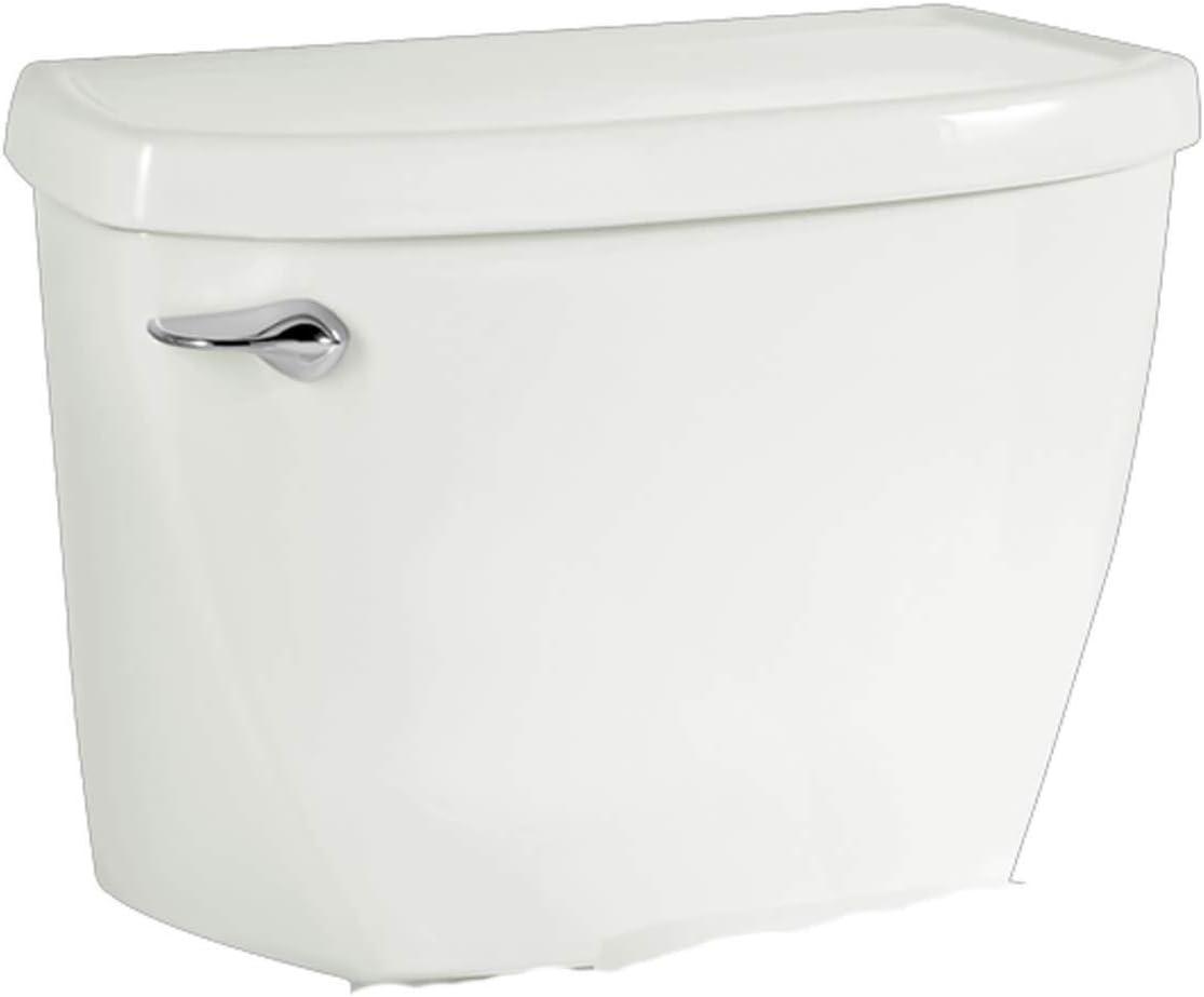 White Dual Flush Pressure Assist Toilet Tank