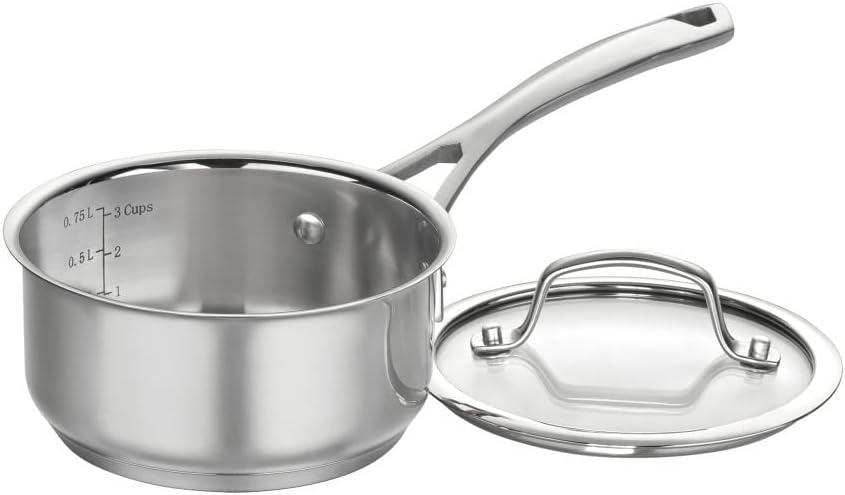 Cuisinart Forever Stainless Saucepan with Cover | 1 Qt.