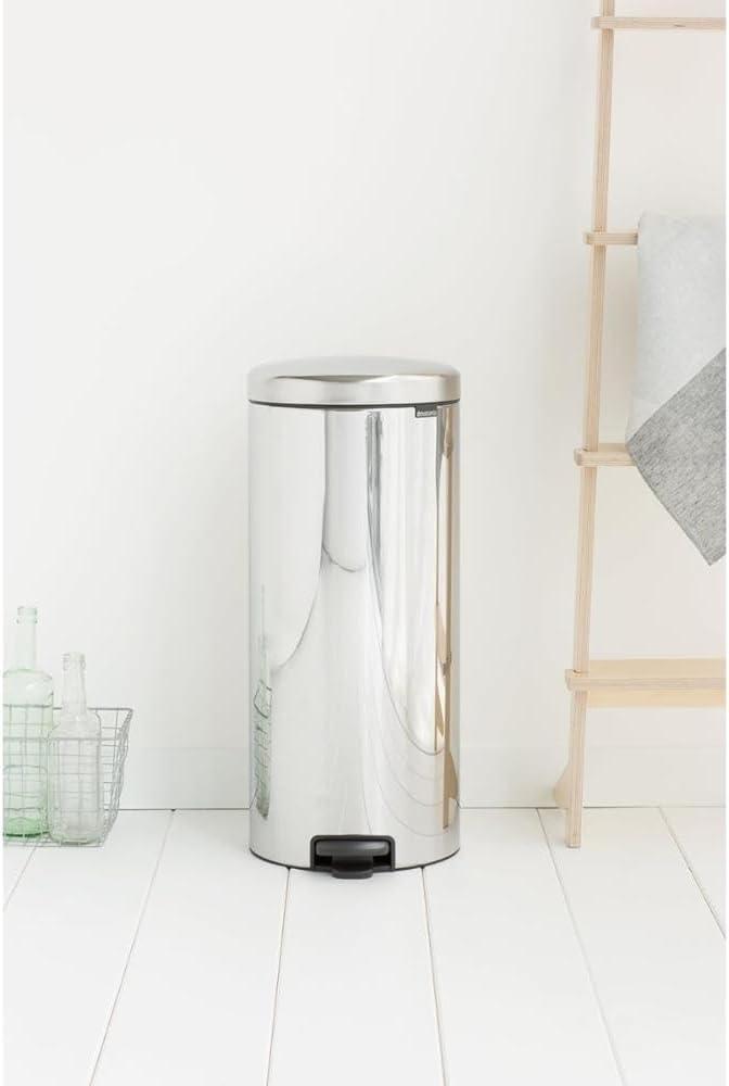 Brabantia NewIcon Step On Trash Can, 8 Gallon (30 Liter)