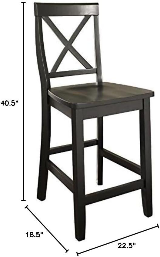 2pc X-Back Counter Height Barstools - Crosley