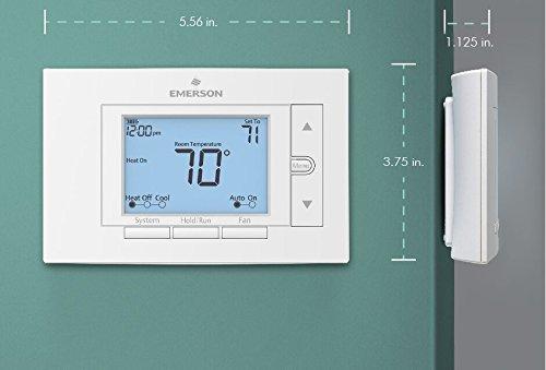 White Digital 7-Day Programmable Thermostat with Backlit Display