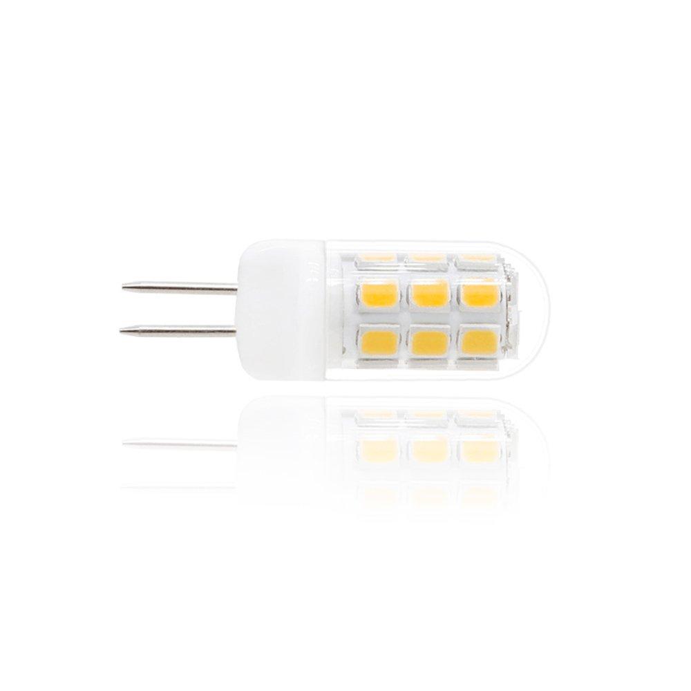 G4 LED Bulb 120V Bi-Pin Base, 3W Soft Warm White 3000K, Replaces 30W-35W Halogen for Under Cabinet, Ceiling, Wall, and Puck Lights