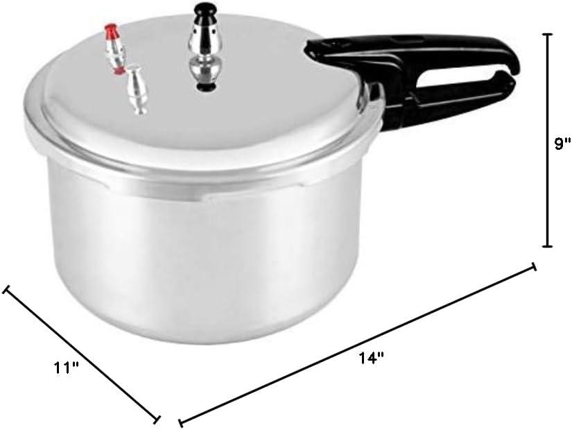 Aluminum Pressure Cookers 4, 5, 7, 9, or 11 Liter 5 Liter