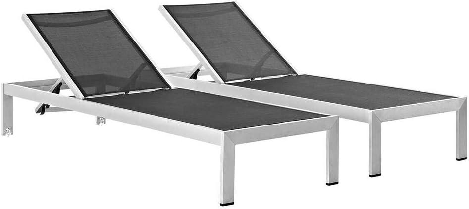 Modway Shore Aluminum Outdoor Chaise