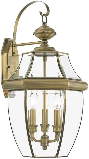 Livex Lighting Monterey 3 - Light Wall Light in  Antique Brass