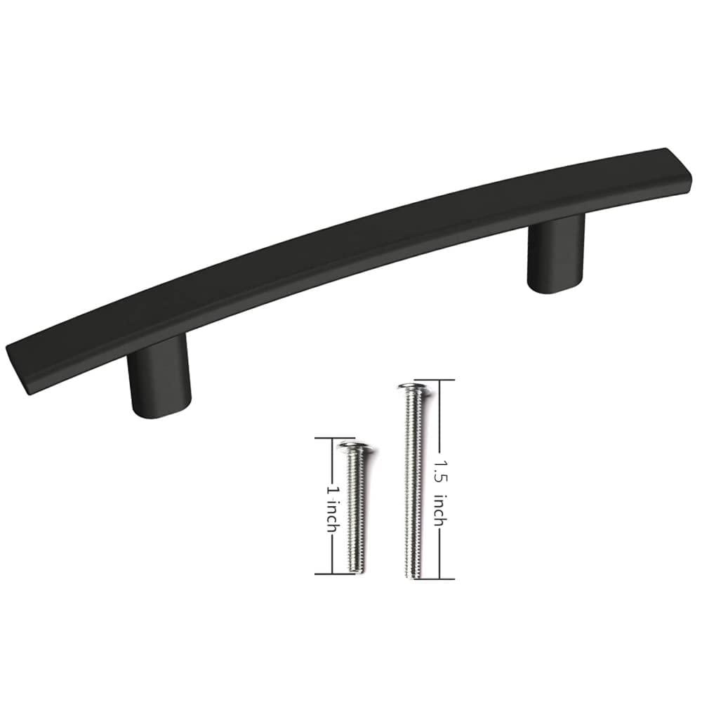 Aviano Hardware Modern Curved Subtle Arch Handle Pull- 10 Pack, Brown