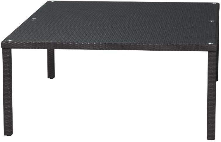 Modway Convene 90" Outdoor Patio Dining Table in Espresso