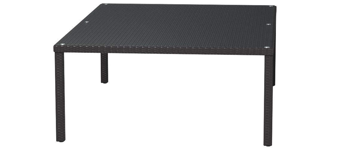 Modway Convene 90" Outdoor Patio Dining Table in Espresso