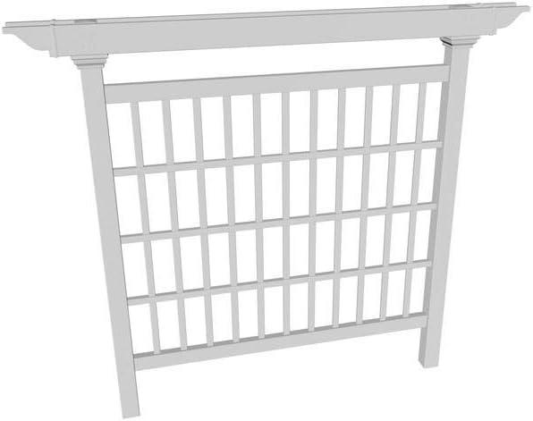 Vita Camden 90'' H x 4'' W Vinyl Lattice Panel Trellis