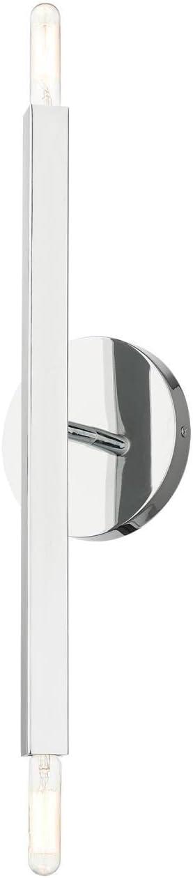Livex Lighting Moco 2 - Light Wall Light in  Polished Chrome