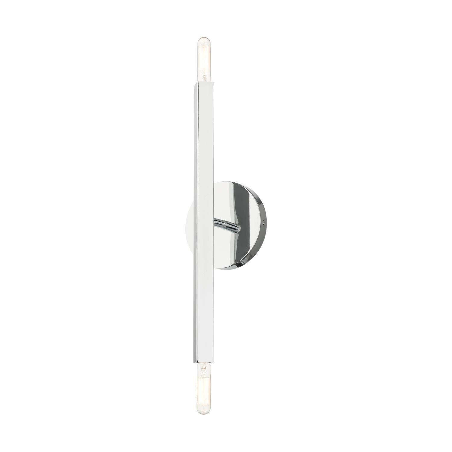Livex Lighting Moco 2 - Light Wall Light in  Polished Chrome