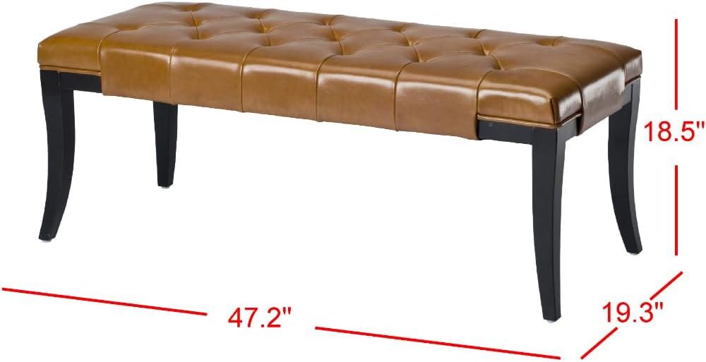 Tyler Bench - Saddle - Safavieh