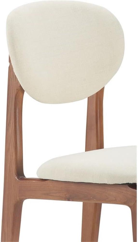 Elle Decor Coralie Mid-Century Modern Upholstered Dining Chair