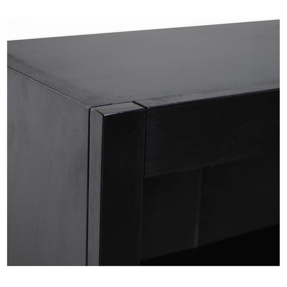 Bowery Hill Traditional 36" Tall 6-Shelf Double Wide Wood Bookcase in Espresso