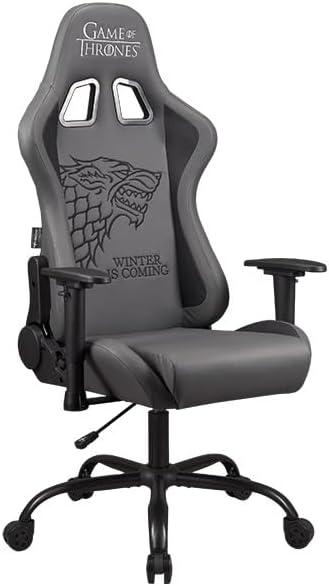 Subsonic Gaming Chair Game of Thrones, Ergonomic Office Chair for Gamer with Adjustable Armrests