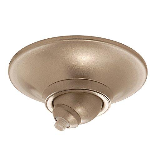 Sleek Brushed Nickel Sloped Ceiling Canopy with LED Technology