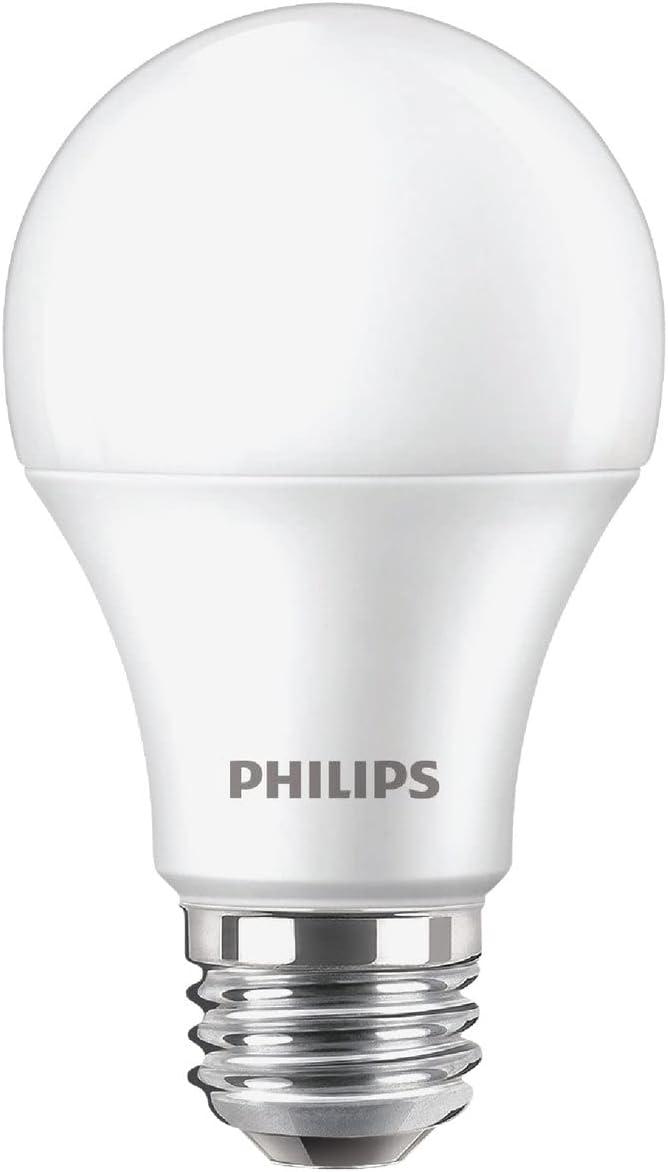 Philips Soft White Dimmable LED A19 Light Bulb Pack