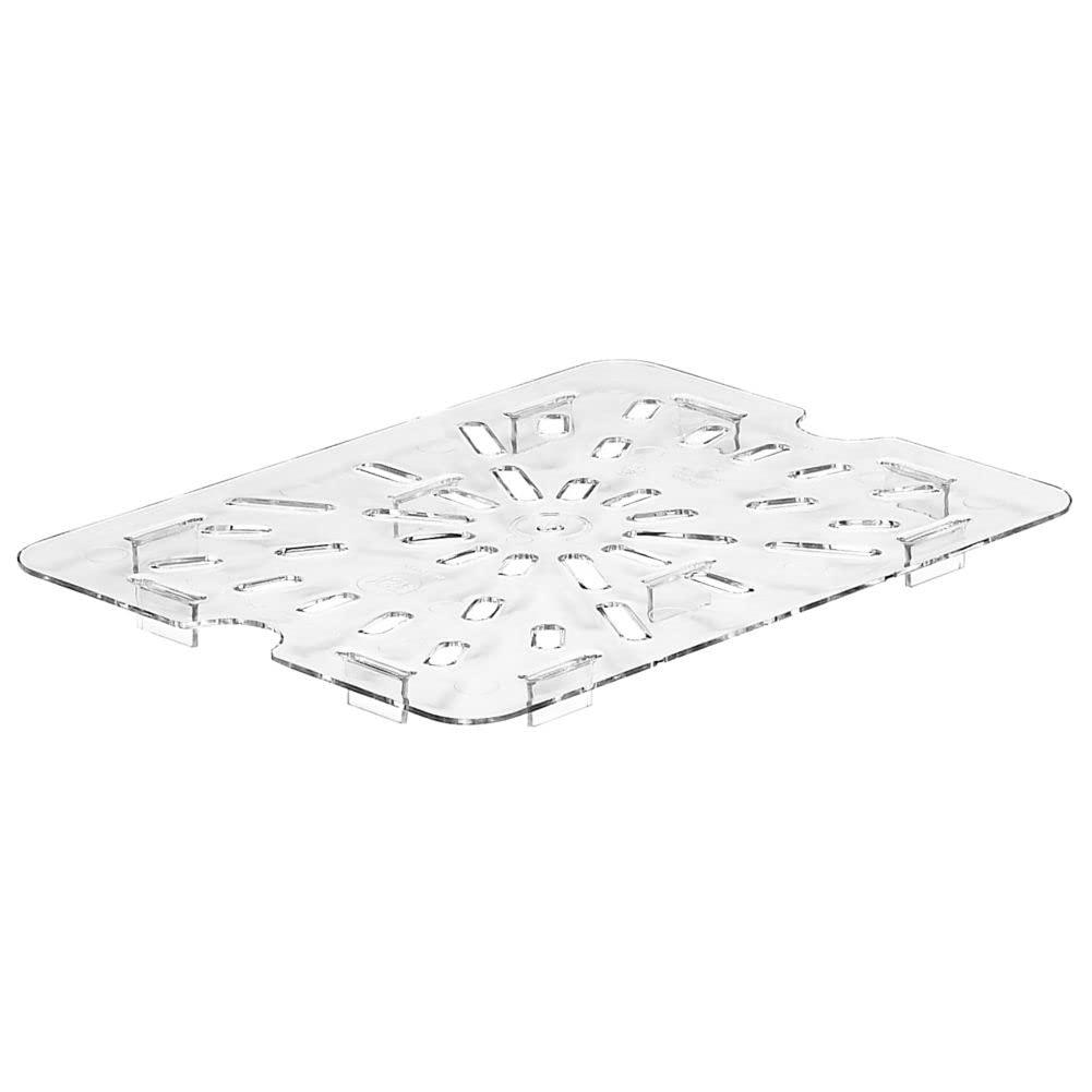 Clear Polycarbonate Half Size Drain Shelf for Food Pans