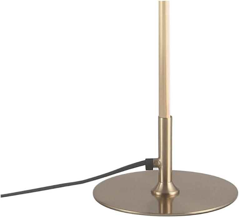 JONATHAN Y Iris 59.5" LED Integrated Floor Lamp, Gold, JYL7007B
