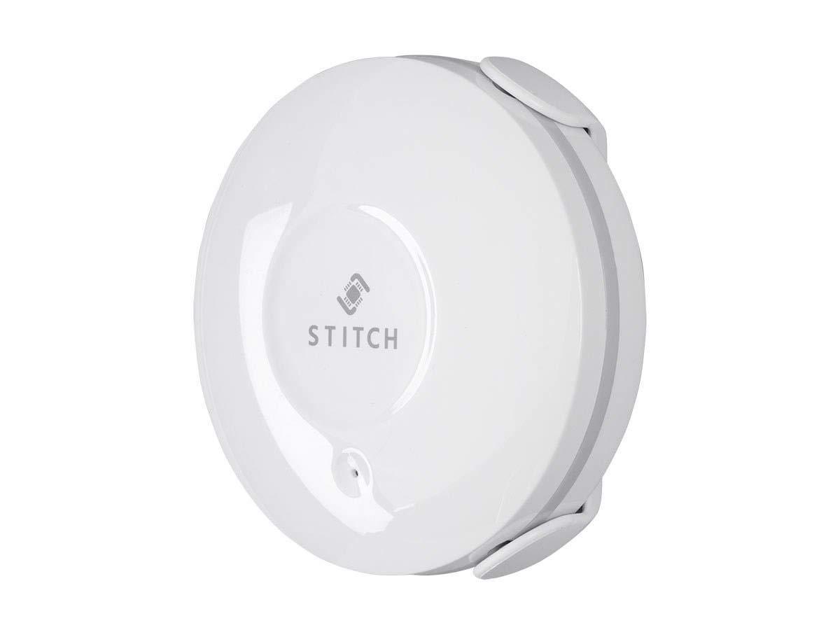 Monoprice Wireless Smart Water Leak/Flood Sensor - White with Probe and Alarm, No Hub Required (Supports IFTTT) - From STITCH Collection