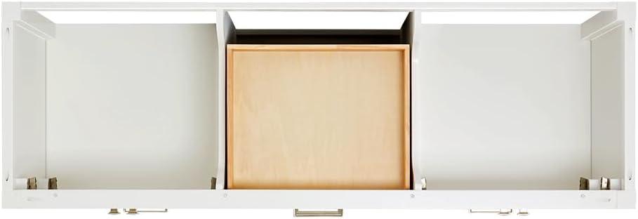Ariel A067dwqrvo Cambridge 67" Free Standing Double Rectangular Basin Vanity Set - White