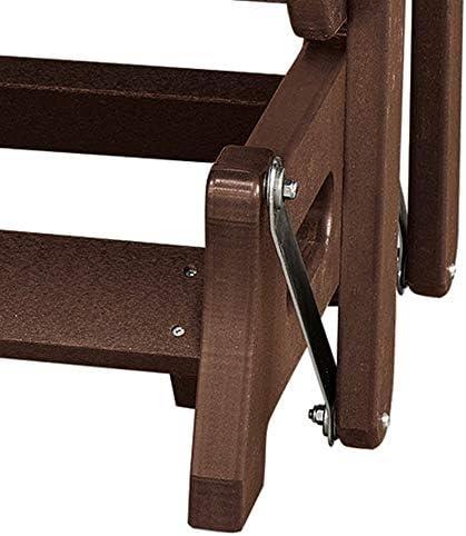 OS Home Model 515CTB Fan Back Glider - Cedar, Tudor Brown