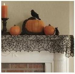 Heritage Lace  20 x 80 in. Spider Web Mantle & Runner