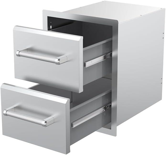 Spire Vertical Double Drawers (10"/10"), 780-0016B