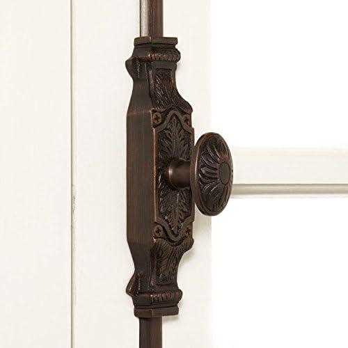 Corinthian Solid Brass 6' Window Cremone Bolt with Floral Detailing