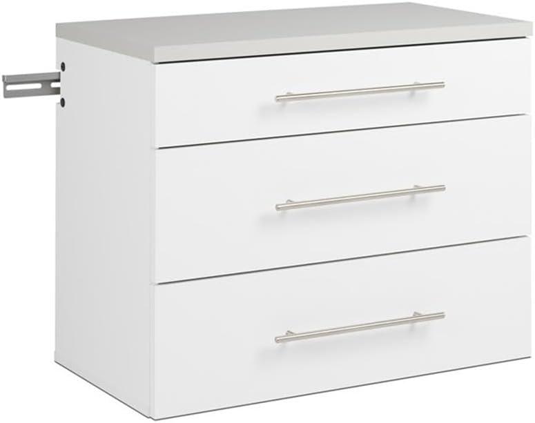 6pc 120" Hangups Storage Cabinet Set White - Prepac