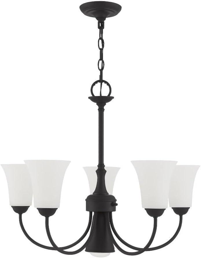 Livex Lighting Ridgedale 5 - Light Chandelier in  Black