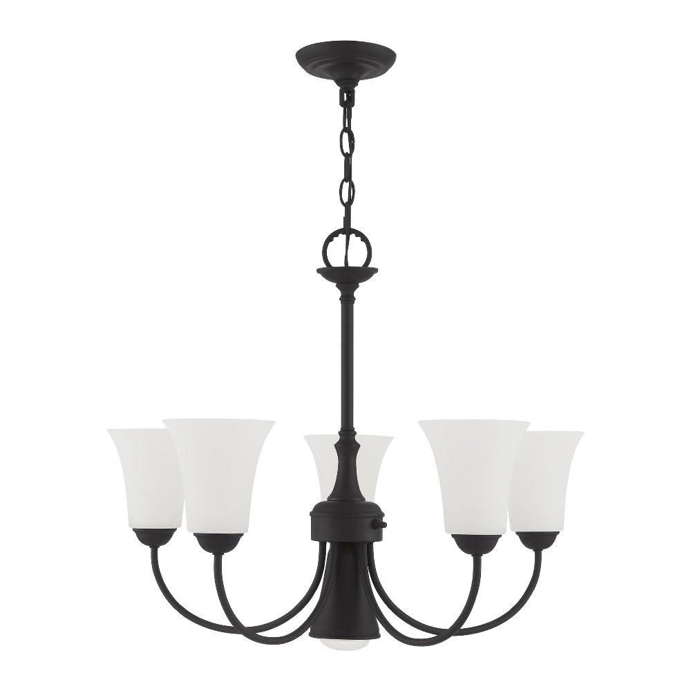 Livex Lighting Ridgedale 5 - Light Chandelier in  Black